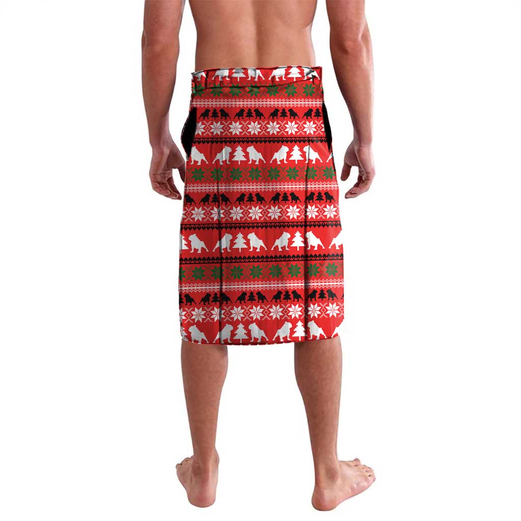 Give Your Heart Pitbull Dog Christmas Lavalava Xmas Holiday Patterns - Wonder Print Shop