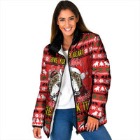 Give Your Heart Pitbull Dog Christmas Padded Jacket Xmas Holiday Patterns - Wonder Print Shop