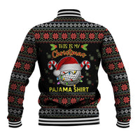 Golf Pajama Christmas Baseball Jacket Xmas Holiday Patterns - Wonder Print Shop