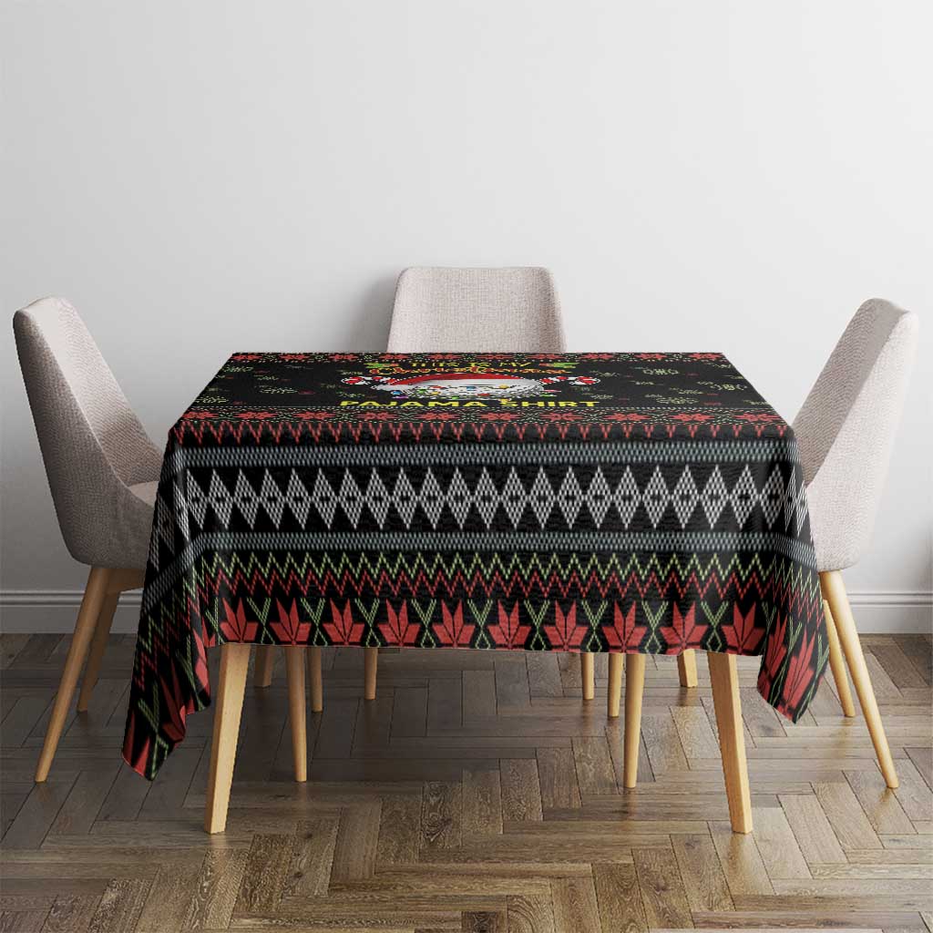 Golf Pajama Christmas Tablecloth Xmas Holiday Patterns - Wonder Print Shop