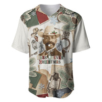 Bass Reeves Christmas Baseball Jersey Old West Marshal Frontier Collage Vintage
