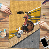 Personalized Cool Turkey Bowling Puzzle with Sunglasses Pins - Wonder Print Shop