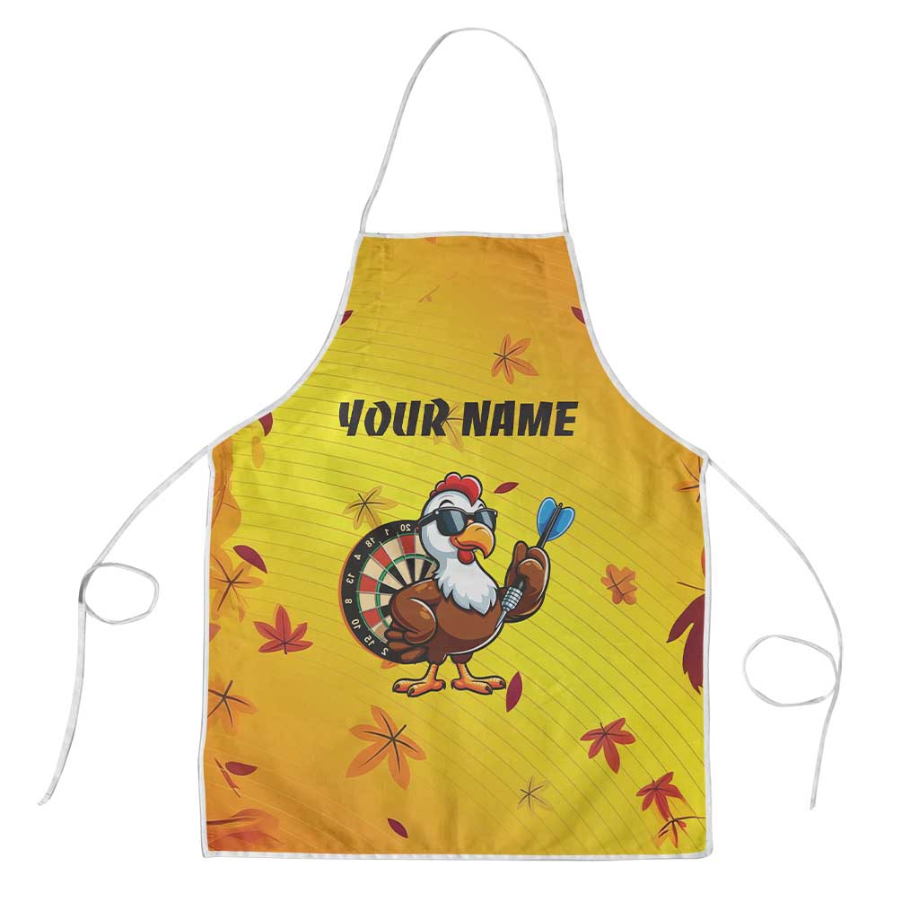 Personalized Funny Turkey Darts Apron with Sunglasses Dartboard - Wonder Print Shop