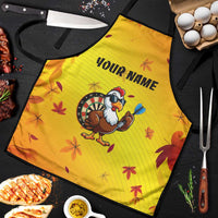 Personalized Funny Turkey Darts Apron with Sunglasses Dartboard - Wonder Print Shop