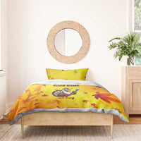 Personalized Funny Turkey Darts Bedding Set with Sunglasses Dartboard - Wonder Print Shop