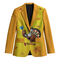 Personalized Funny Turkey Darts Blazer with Sunglasses Dartboard - Wonder Print Shop