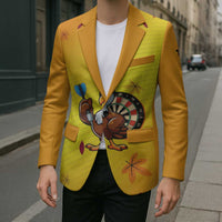 Personalized Funny Turkey Darts Blazer with Sunglasses Dartboard - Wonder Print Shop