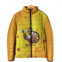 Personalized Funny Turkey Darts Padded Jacket with Sunglasses Dartboard - Wonder Print Shop