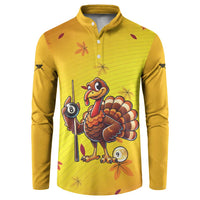 Personalized Funny Turkey Billiards Button Sweatshirt with Pool Cue and Balls Thanksgiving Design - Wonder Print Shop