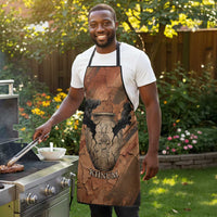 Khnum Apron Ancient Egyptian Earthy Cracked Papyrus - Divine Potter - Wonder Print Shop
