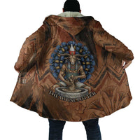 Khnum Cloak Ancient Egyptian Earthy Cracked Papyrus - Divine Potter - Wonder Print Shop
