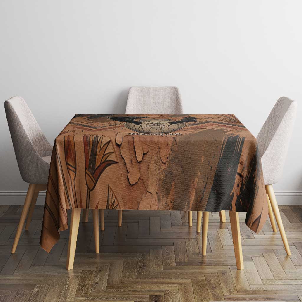 Khnum Tablecloth Ancient Egyptian Earthy Cracked Papyrus - Divine Potter - Wonder Print Shop