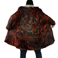 Maahes Cloak Ancient Egyptian Fiery Red Flame - Roaring Lion Head - Wonder Print Shop
