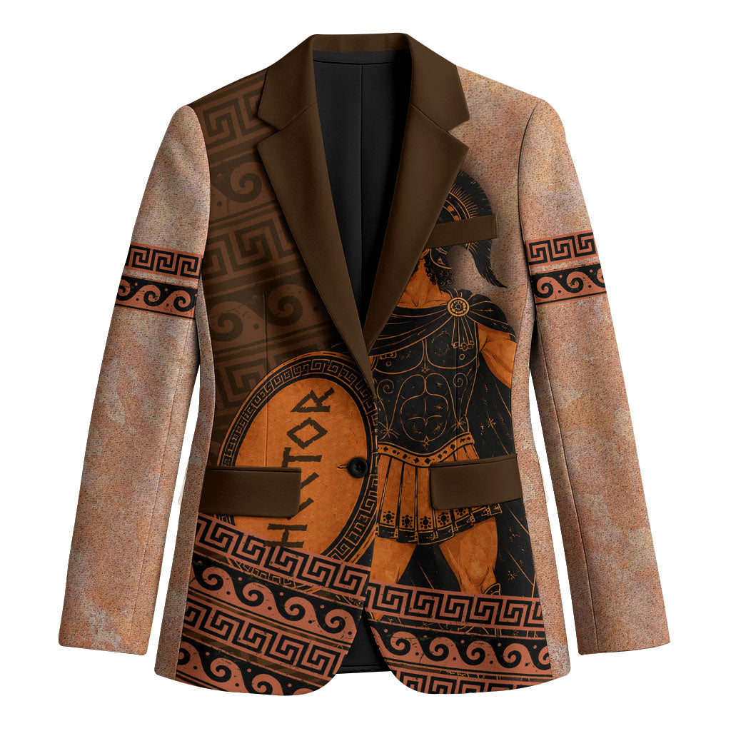 Hector Of Troy Blazer Ancient Greek Mythology Pottery Trojan Warrior