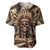 Native American Skull Baseball Jersey with Tribal Prints - Wonder Print Shop