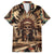 Native American Skull Hawaiian Shirt with Tribal Prints - Wonder Print Shop