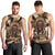 Native American Skull Men Tank Top with Tribal Prints - Wonder Print Shop