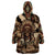 Native American Skull Wearable Blanket Hoodie with Tribal Prints - Wonder Print Shop