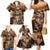 Skull Cowboy Family Matching Mermaid Dress and Hawaiian Shirt Rise Em Cowboy - Wonder Print Shop