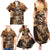 Skull Cowboy Family Matching Summer Maxi Dress and Hawaiian Shirt Rise Em Cowboy - Wonder Print Shop