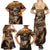 Skull Cowboy Family Matching Summer Maxi Dress and Hawaiian Shirt Rise Em Cowboy - Wonder Print Shop