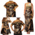 Skull Cowboy Family Matching Tank Maxi Dress and Hawaiian Shirt Rise Em Cowboy - Wonder Print Shop