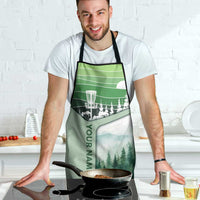 Custom Disc Golf Apron with Forest Landscape Basket Silhouette - Wonder Print Shop