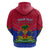 Custom Haiti Hoodie Ayiti Coat Of Arms With Map TS06 - Wonder Print Shop