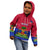 Custom Haiti Kid Hoodie Ayiti Coat Of Arms With Map TS06 - Wonder Print Shop