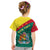 Custom Grenada Kid T Shirt Coat Of Arms With Bougainvillea Flowers TS06 - Wonder Print Shop