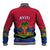 Haiti Baseball Jacket Ayiti Coat Of Arms With Map TS06 - Wonder Print Shop