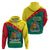 Grenada Hoodie Coat Of Arms With Bougainvillea Flowers TS06 - Wonder Print Shop