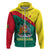 Grenada Hoodie Coat Of Arms With Bougainvillea Flowers TS06 - Wonder Print Shop