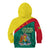 Grenada Kid Hoodie Coat Of Arms With Bougainvillea Flowers TS06 - Wonder Print Shop