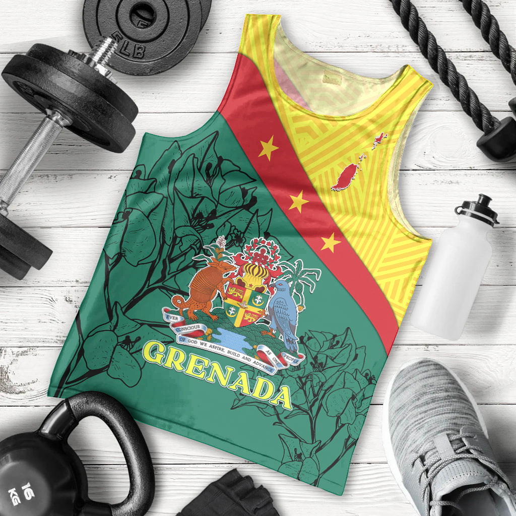 grenada-men-tank-top-coat-of-arms-with-bougainvillea-flowers