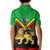 Ethiopia Kid Polo Shirt Coat Of Arms With Hand Drawn Pattern TS06 - Wonder Print Shop