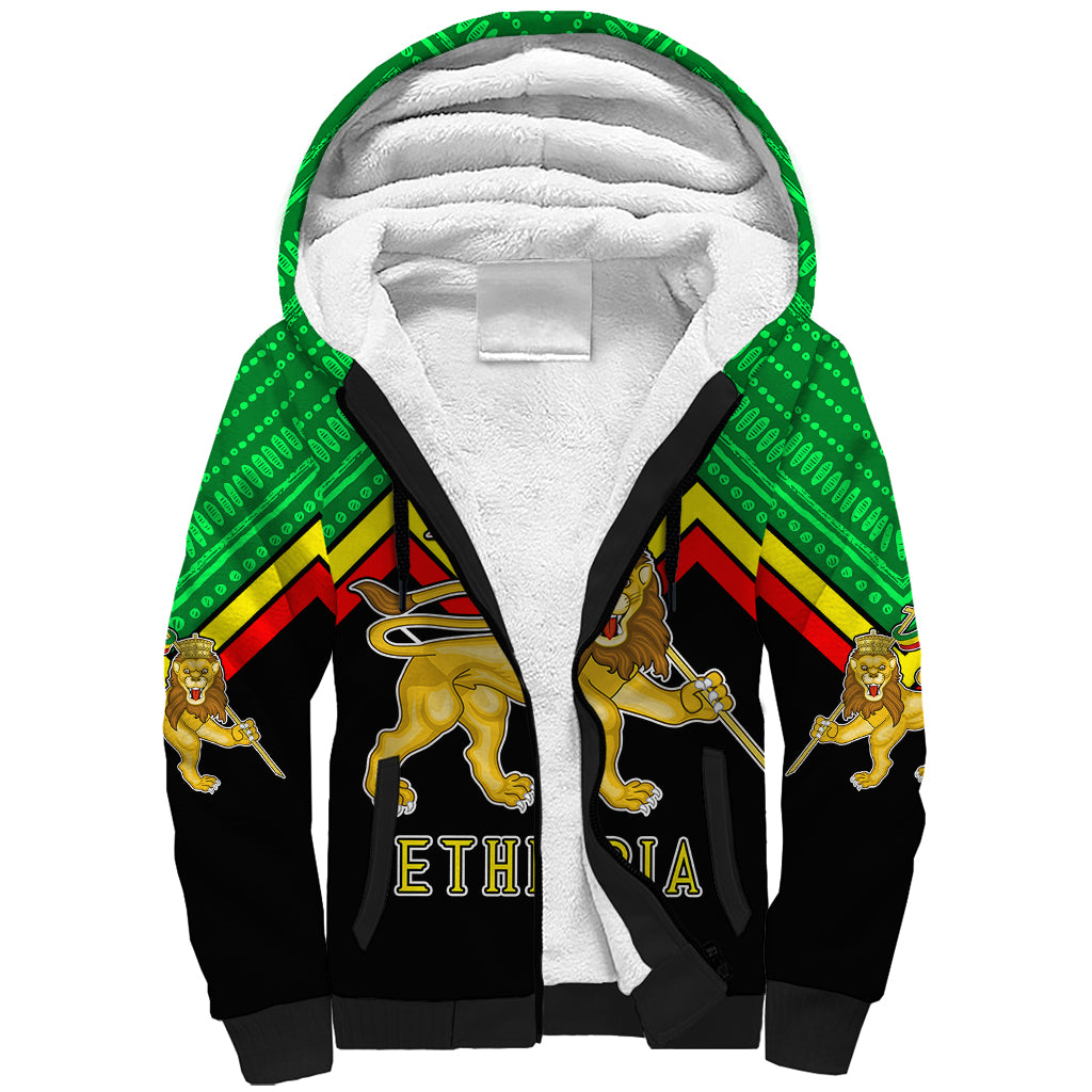 ethiopia-sherpa-hoodie-coat-of-arms-with-hand-drawn-pattern