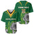 Personalised South Africa Baseball Jersey King Protea With Flag TS06 - Wonder Print Shop