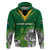 Personalised South Africa Hoodie King Protea With Flag TS06 - Wonder Print Shop