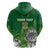 Personalised South Africa Hoodie King Protea With Flag TS06 - Wonder Print Shop