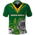 Personalised South Africa Polo Shirt King Protea With Flag TS06 - Wonder Print Shop