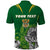 Personalised South Africa Polo Shirt King Protea With Flag TS06 - Wonder Print Shop