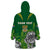 Personalised South Africa Wearable Blanket Hoodie King Protea With Flag TS06 - Wonder Print Shop