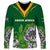 South Africa Long Sleeve Shirt King Protea With Flag TS06 - Wonder Print Shop