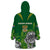 South Africa Wearable Blanket Hoodie King Protea With Flag TS06 - Wonder Print Shop