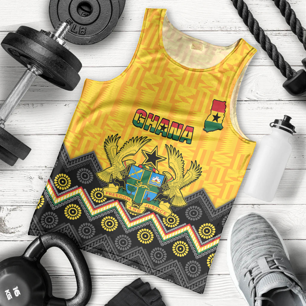 personalised-ghana-men-tank-top-kente-pattern-and-adinkra-pattern-mix-coat-of-arms