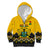 Ghana Kid Hoodie Kente Pattern And Adinkra Pattern Mix Coat Of Arms TS06 - Wonder Print Shop