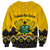 Ghana Sweatshirt Kente Pattern And Adinkra Pattern Mix Coat Of Arms TS06 - Wonder Print Shop