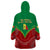 Senegal Wearable Blanket Hoodie Africa Tribal Pattern With Coat Of Arms TS06 - Wonder Print Shop