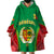 Senegal Wearable Blanket Hoodie Africa Tribal Pattern With Coat Of Arms TS06 - Wonder Print Shop